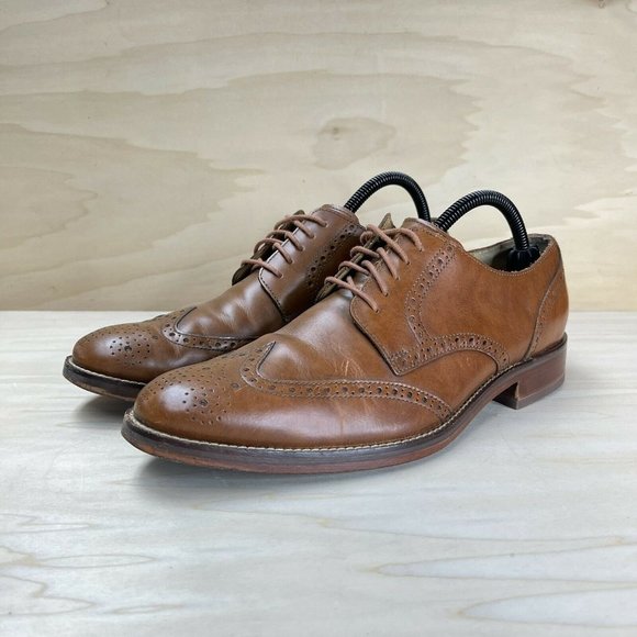 Cole Haan Mens Madison Grand OS Wingtip Oxford Shoes C12845 Made In India Sz 9M main image 8